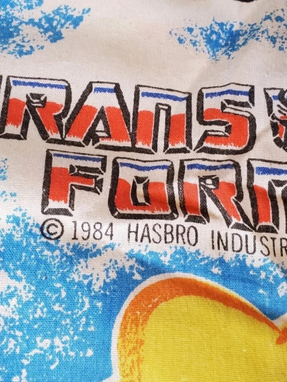 ​Vintage 1984 Transformers Twin Flat Sheet G1 Hasbro